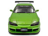 1999 Nissan Silvia S15 Spec-R Aero RHD Right Hand Drive Never Satisfied Green Metallic 1/18 Diecast Model Car Solido S1812203