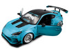 2024 Toyota GR86 LBWK Body Kit RHD Right Hand Drive Baby Blue with Black Top 1/18 Diecast Model Car Solido S1813601