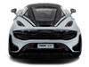 2020 McLaren 765LT Ceramic Gray with Black Top 1/43 Diecast Model Car Solido S4311905