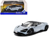 2020 McLaren 765LT Ceramic Gray with Black Top 1/43 Diecast Model Car Solido S4311905