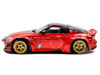 2022 Nissan Pandem Fairlady Z RHD Right Hand Drive Red Metallic with Black Top 1/43 Diecast Model Car Solido S4315501