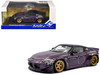 2022 Nissan Pandem Fairlady Z RHD Right Hand Drive Purple Metallic with Black Top 1/43 Diecast Model Car  Solido S4315502
