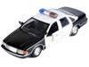 1993 Chevrolet Caprice Police Car LAPD Los Angeles Police Department Black and White Law Enforcement and Public Service Series 1/24 Diecast Model Car Motormax 76635