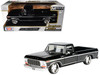 1979 Ford F 150 Custom Pickup Truck Black Maxx Design Series 1/24 Diecast Model Car Motormax 79346MX-BK