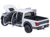 2019 Ford F 150 Raptor Pickup Truck Oxford White 1/18 Model Car Autoart 72946