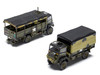 Level 2 Model Kit WWII 3-Ton General Service and Troop Trucks 1/76 Plastic Model Kit Airfix AIRA03306AF