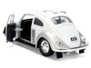 1959 Volkswagen Beetle R2-D2 Livery White with Graphics Star Wars Franchise Hollywood Rides Series 1/32 Diecast Model Car Jada 36982