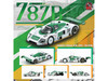 Mazda 787B #201 Johnny Herbert - Maurizio Sandro Sala Efini All Japan Sports Prototype Car Endurance Championship 1991 1/64 Diecast Model Car BM Creations 64B0434