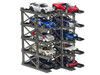 Modular Diecast 3D Parking Rack Display Stand Set of 10 Racks for 1/64 Scale Model Cars Pitbox 720008