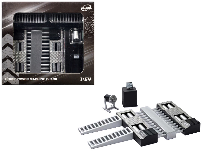 Horsepower Machine Black 1/64 Diecast Model Model Model MM64-HPM-001