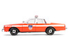 1987 Chevrolet Caprice 9C1 FDNY The Official Fire Department City of New York Red with White Top and Stripes Artisan Collection 1/18 Diecast Model Car Greenlight 19141
