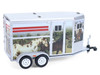 Horse Trailer Silver with Custom Horse Wrap Down on the Farm Series 11 1/64 Diecast Model Greenlight 48110F