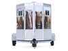 Horse Trailer Silver with Custom Horse Wrap Down on the Farm Series 11 1/64 Diecast Model Greenlight 48110F