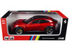 2022 Ferrari Purosangue Rosso Magma Red Metallic with Black Top 1/18 Diecast Model Car Polistil 18FE02021-WB
