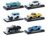 Auto Thentics 6 piece Set Release 106 IN DISPLAY CASES Limited Edition 1/64 Diecast Model Cars M2 Machines  32500-106