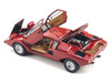 Lamborghini Countach LP 400 Red 1/18 Diecast Model Car Kyosho KS08321RT
