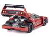 Ferrari F40 Light Weight LM Wing Red 1/18 Diecast Model Car Kyosho KS08416RLM