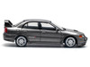 Mitsubishi Lancer Evolution IV RHD Right Hand Drive Dark Gray Metallic 1/64 Diecast Model Car Pop Race PR640327