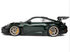 2022 Porsche 911 GT3 RS Jet Green Metallic with Black Accents Limited Edition to 1002 pieces Worldwide 1/12 Diecast Model Car Norev 127532