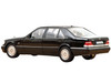 1997 Mercedes-Benz S600 Obsidian Black Metallic 1/18 Diecast Model Norev 183045