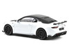 2024 Alpine A110 R Pearl White Metallic with Carbon Hood and Top 1/18 Diecast Model Car Norev 185433