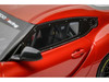 2023 Toyota Supra GT4 100 Edition Plasma Orange Metallic Limited Edition to 999 pieces Worldwide 1/18 Model Car Otto Mobile OT1123