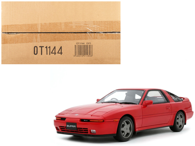 Toyota Supra MK3 RHD Right Hand Drive Super Red Limited Edition to 999 pieces Worldwide 1/18 Model Car Otto Mobile OT1144