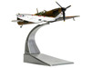 Supermarine Spitfire MkI Fighter Aircraft P9443 ZD D Flight Lieutenant Douglas Bader No. 222 Squadron Battle of Britain 1940 Royal Air Force The Aviation Archive Series 1/72 Diecast Model Corgi AA39216