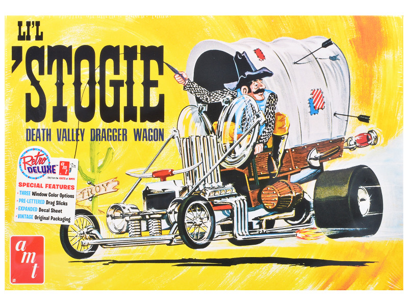 Skill 2 Model Kit Li'l Stogie Show Rod Death Valley Dragger Wagon 1/25 Scale Model AMT AMT1555