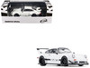 RWB 930 Matt White with Black Stripes 1/64 Diecast Model Car Model Model MM64-RWB930-004