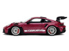 Porsche 911 GT3 RS Red Violet Metallic with White Stripes Pink Slips Series 1/18 Diecast Model Car Jada 36469