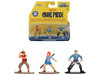 Set of 3 Diecast Figures One Piece 2023 Current TV Series Nano Metalfigs Series Diecast Models Jada 37507