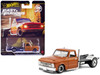 1967 Chevrolet C 10 Custom Bedless Truck Orange Metallic Furious 7 2015 Movie Fast & Furious Series Diecast Model Car Hot Wheels JHW61