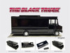 Food Truck Plain Black 1/64 Diecast Model American Diorama AD-70201MJ