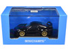 2025 Porsche 911 992 2 GT3 Weissach Package Black with Carbon Stripe Limited Edition to 240 pieces Worldwide 1/64 Diecast Model Car Minichamps MC640064222