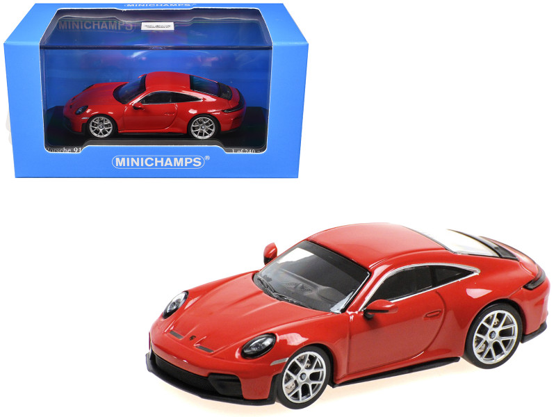 2025 Porsche 911 992 2 GT3 Touring Red Limited Edition to 240 pieces Worldwide 1/64 Diecast Model Car Minichamps MC640064230