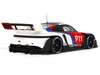 2023 Porsche 911 992 GT3 R Rennsport White with Black Top and Red and Blue Graphics 1/18 Model Car GT Spirit GT495