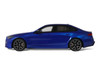 2024 BMW M5 G90 Marina Bay Blue Metallic with Black Top 1/18 Model Car GT Spirit GT507