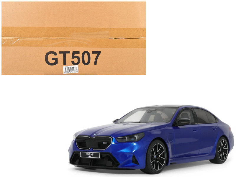 2024 BMW Alpina B3 GT Saloon Blue Metallic 1/18 Model Car GT