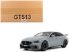 2024 Brabus Rocket 1000 Nardo Gray with Black Top 1/18 Model Car GT Spirit GT513