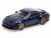 2025 Porsche 911 992 2 GT3 Touring Blue Metallic Limited Edition to 240 pieces Worldwide 1/64 Diecast Model Car Minichamps MC640064235