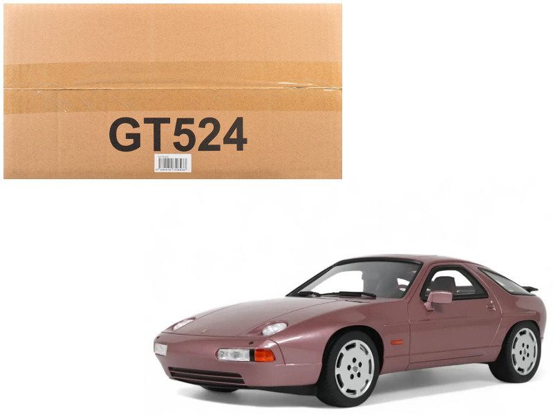1980 Porsche 928 S Pink Metallic 1/18 Model Car GT Spirit GT524