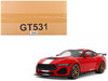2025 Shelby Mustang Supersnake Race Red with White Stripes 1/18 Model Car GT Spirit GT531