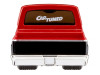 1987 Chevrolet C10 Pickup Truck Red Metallic and Black Customs Series 2 Diecast Model Car CarTuned 515067