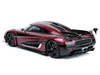 2017 Koenigsegg Agera RS Deep Red Metallic with Black Stripes 1/18 Model Car GT Spirit GT931