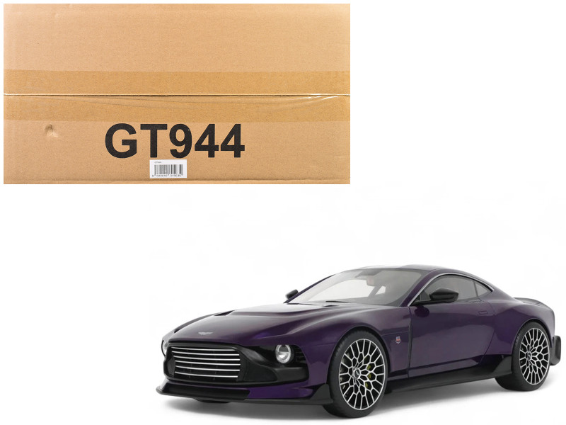 2023 Aston Martin Valour Purple Metallic 1/18 Model Car GT Spirit GT944