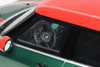 2021 Mini Clubman F54 JCW British Green Metallic with Red Top and Stripes Limited Edition to 999 pieces Worldwide 1/18 Model Car Otto Mobile OT1168