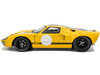 1968 Ford GT40 MK1 Yellow with Black Stripes Competition Series 1/18 Diecast Model Car Solido S1803011