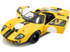 1968 Ford GT40 MK1 Yellow with Black Stripes Competition Series 1/18 Diecast Model Car Solido S1803011