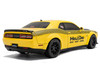 2023 Dodge Challenger SRT Hellcat Redeye Widebody Taxi NYC Hellcab Yellow with Black Hood and Graphics 1/18 Diecast Model Car Solido S1805716